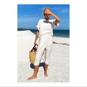 Emerson Fry TIE SKIRT - SALT